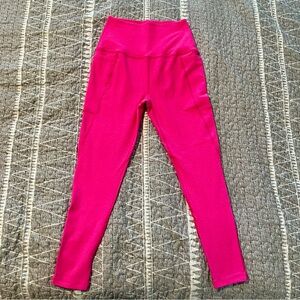Beyond Yoga High-Waist Leggings Bright Pink Size M